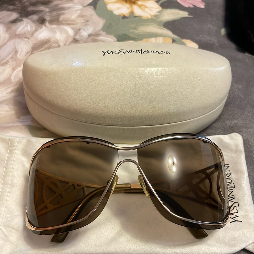 YSL Gold Strass Sunglasses